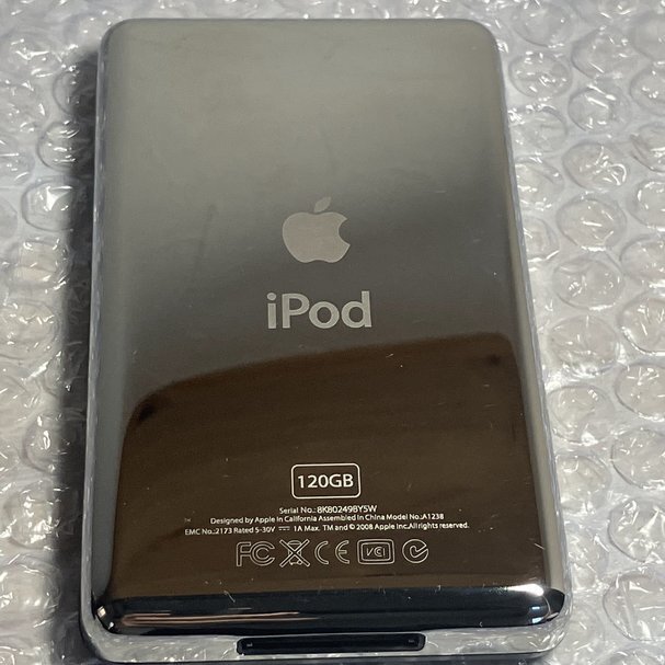 【動作確認済】　Apple iPod Classic 120GB 第6.5世代 120GB A1238 MB565J バッテリー良好_画像7
