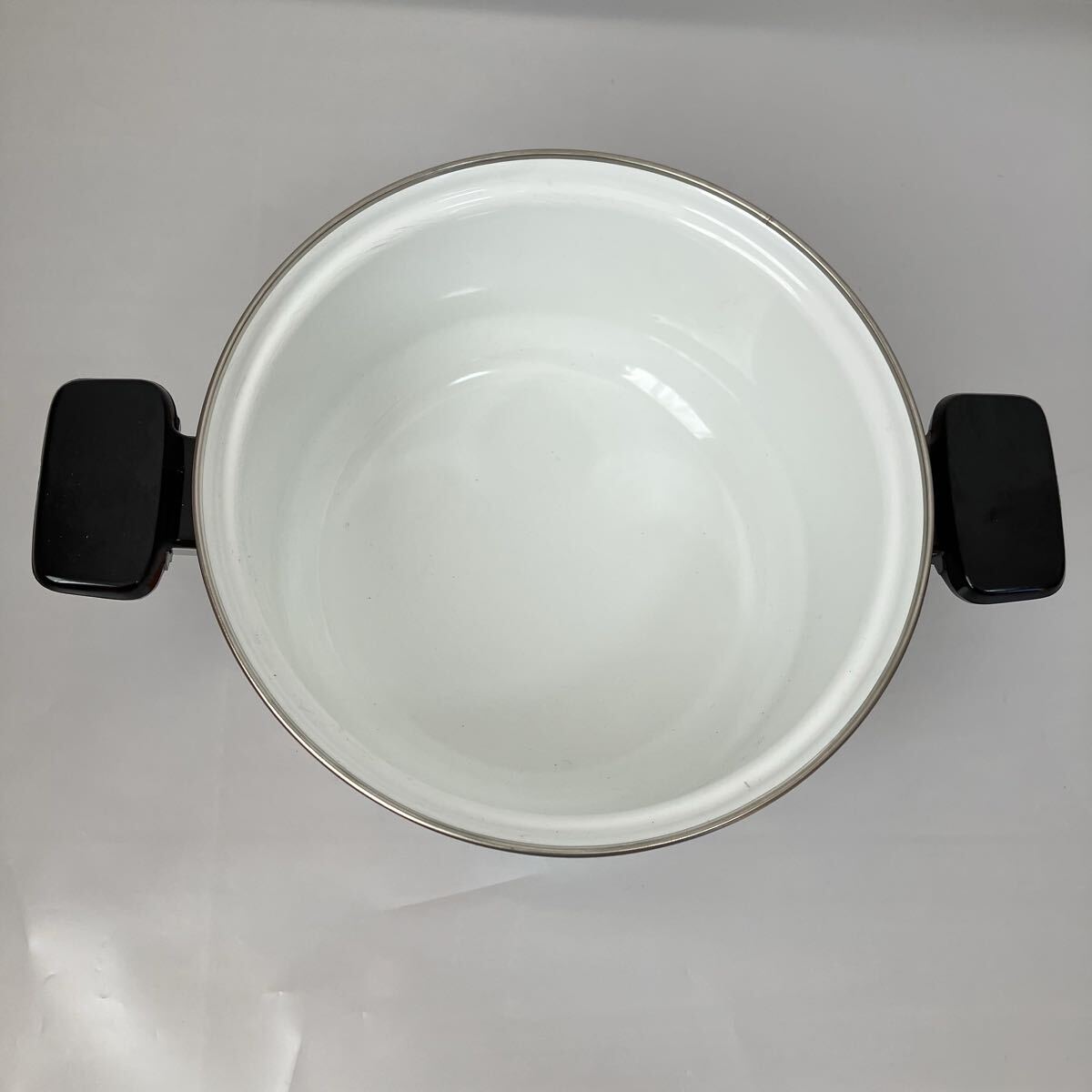 TA# не использовался retro SUNCOOK солнечный Cook сигнал low so- спот кастрюля с двумя ручками в коробке orange цветочный принт эмаль ....20cm кухонная утварь кастрюля Showa Retro 