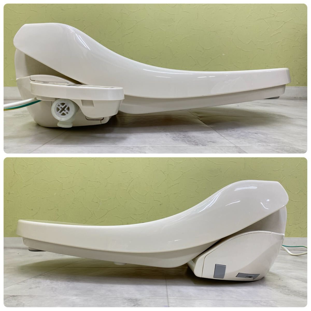 SU■ Panasonic パナソニック 温水洗浄便座 リモコン/付属品付き ビューティ・トワレ DL-WL40-CP アイボリー 2018年製 ウォシュレット 便座_画像3