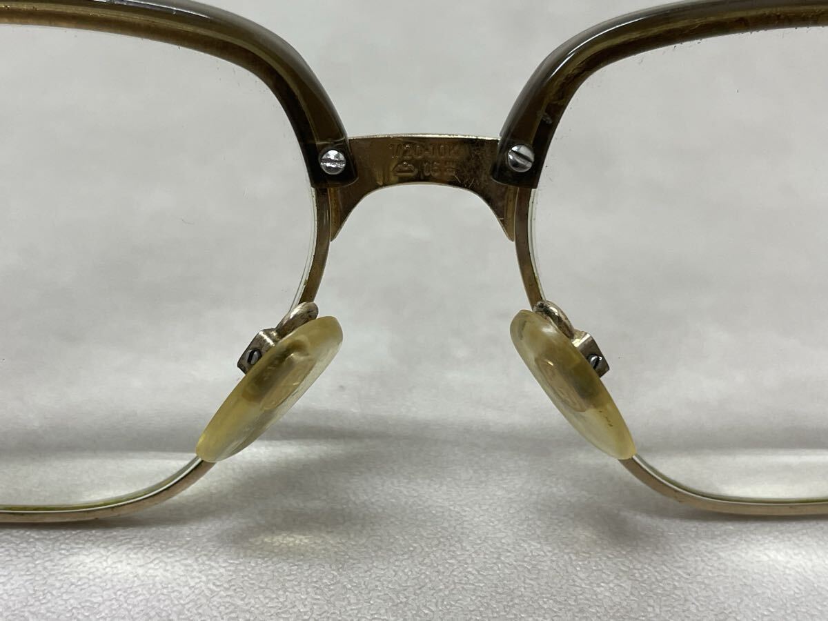 SR# RODENSTOCK low ten stock ODEON очки 1/20 10K печать раз ввод золотой обивка рама золотой Gold очки полная масса /36.4g Vintage 