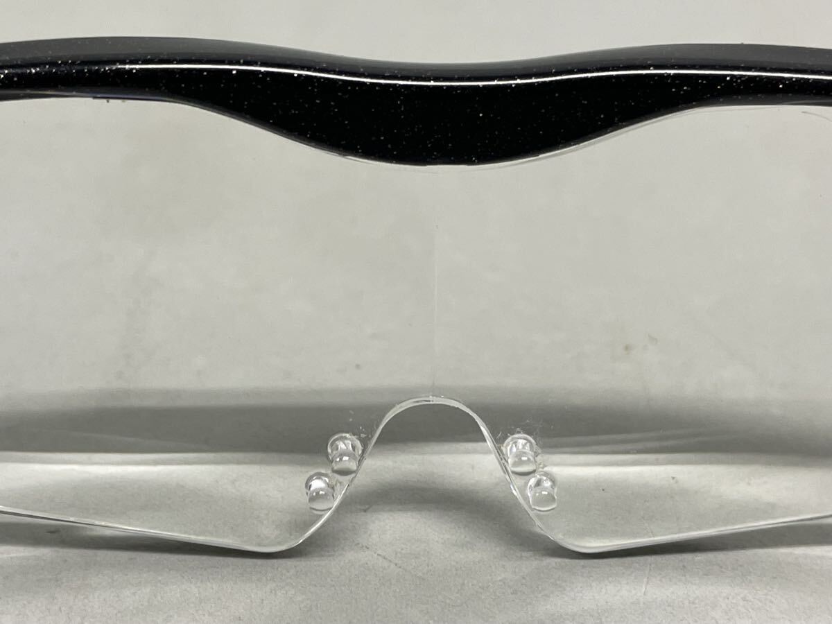 SR# Hazuki Huzuki лупа увеличительное стекло 1.85 раз бесцветные линзы черный ламе очки очки очки при дальнозоркости sili Agras лупа сделано в Японии с футляром 