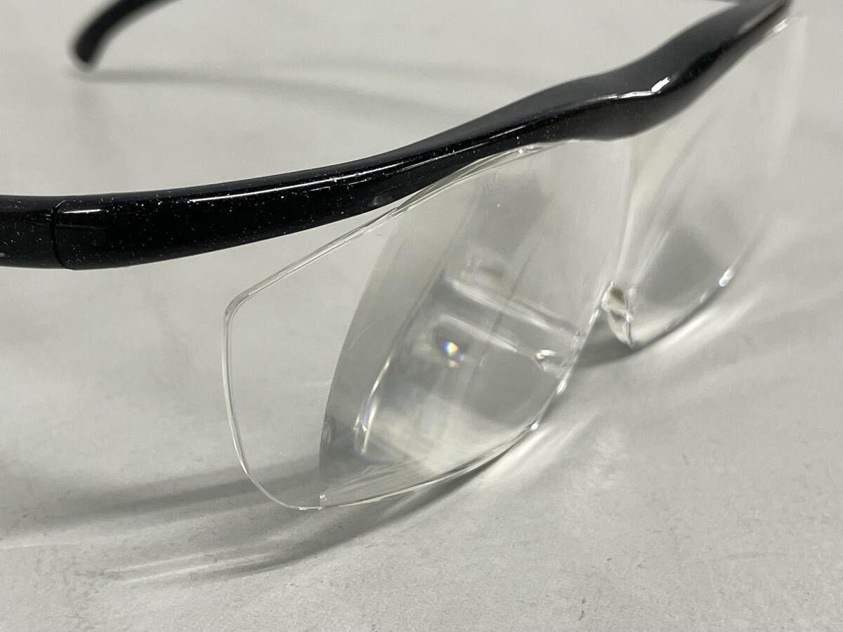 SR# Hazuki Huzuki лупа увеличительное стекло 1.85 раз бесцветные линзы черный ламе очки очки очки при дальнозоркости sili Agras лупа сделано в Японии с футляром 