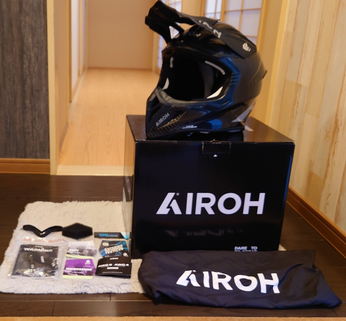  новейший Airoh Aviator Ace 2 полностью карбоновый шлем блеск 6K CARBON HELMET