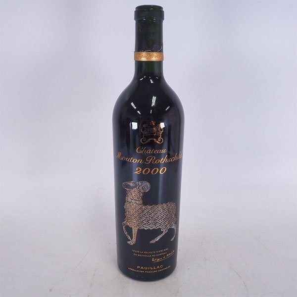 訳有 ワイン シャトー ムートン ロートシルト 2000年 赤 ※ 750ml 12.5% 五大シャトー ポイヤック Chateau Mouton Rothschild K240266_画像2