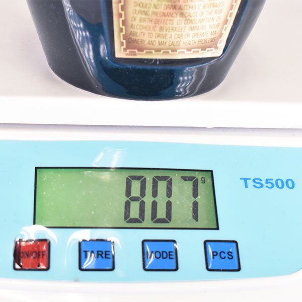 ウイスキー ロイヤル サルート 21年 青 陶器ボトル ＊巾着袋 箱付 ※ 375ml/ハーフ/807g 40% スコッチ ROYAL SALUTE K240221_画像9