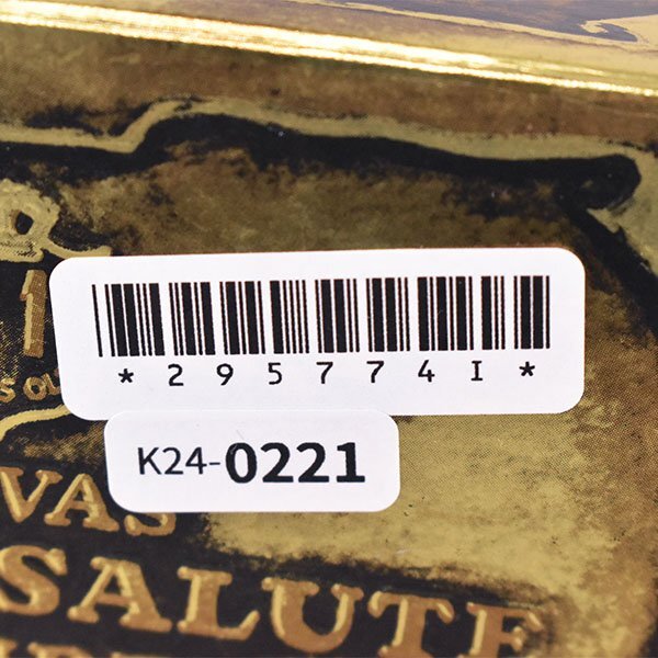 ウイスキー ロイヤル サルート 21年 青 陶器ボトル ＊巾着袋 箱付 ※ 375ml/ハーフ/807g 40% スコッチ ROYAL SALUTE K240221_画像10