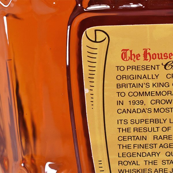 1 иен ~ виски Crown royal 1978 * сумка есть * 1000ml/1L 40% Canadian Royal CROWN ROYAL K030254