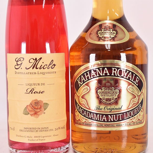 リキュール 2本セット ミクロ リキュール ド ロゼ /カハナ ロイヤル 700ml 20/26.5% L07S183_画像2