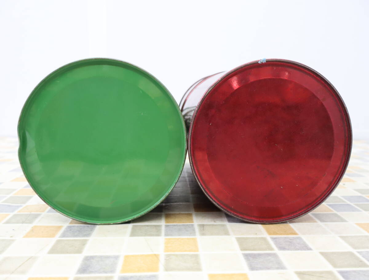 * retro антиквариат l чай жестяная банка 2 шт суммировать красный зеленый красный зеленый l l металлический . женщина чай inserting бардачок украшение #O4691