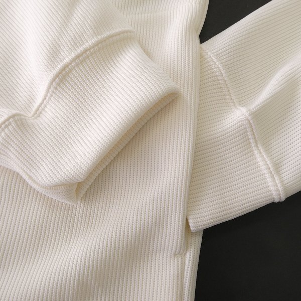 新品 UNITED ARROWS コーエン リブ編み ウォッシャブル カーディガン XL 白 【I40469】 メンズ coen Vネック ニットライク セーター_画像4