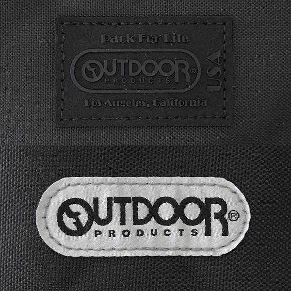 新品 OUTDOOR PRODUCTS 撥水 2ルーム ラウンド バックパック 32L 黒/黒 【K23918】 15.6インチPC アウトドアプロダクツ リュックサック_画像10