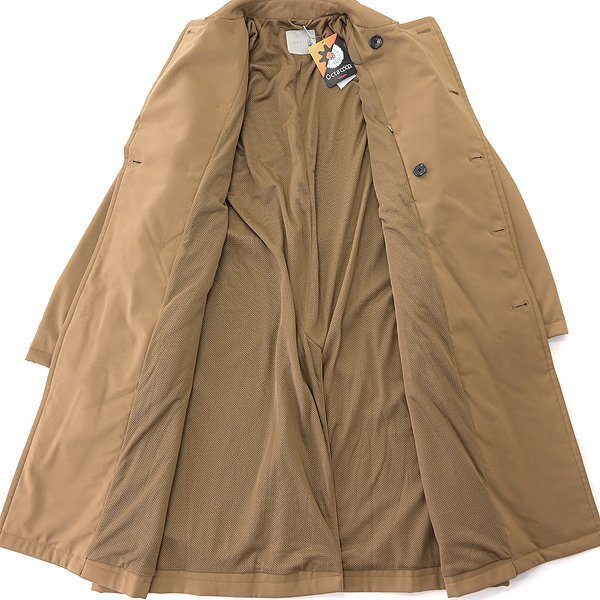 新品 ONWARD アンフィーロ 起毛裏地 OCTA 撥水 ウール ライク トレンチ コート XL 茶 【J50840】 秋冬 メンズ UNFILO ギャバジン ベージュ_画像3