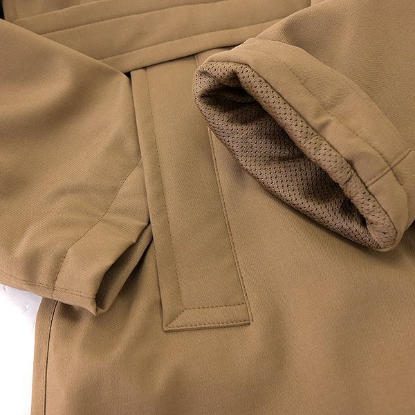 新品 ONWARD アンフィーロ 起毛裏地 OCTA 撥水 ウール ライク トレンチ コート XL 茶 【J50840】 秋冬 メンズ UNFILO ギャバジン ベージュ_画像6