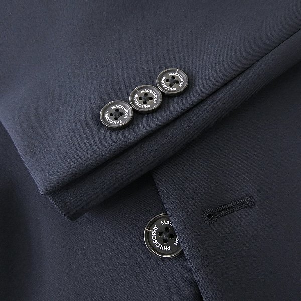 新品 5.7万 マッキントッシュフィロソフィー DOWN FABRIC ジャケット 38R(M) 紺 【J44985】 Trotter #001 秋冬 メンズ ブレザー ダウン_画像6