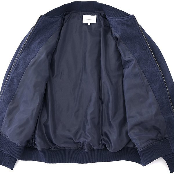 新品 タケオキクチ 秋冬 中綿 サキソニー MA-1 ブルゾン M 紺 【J44236】 THE SHOP TK アヴィエイター タンカース ジャケット ネイビー_画像3