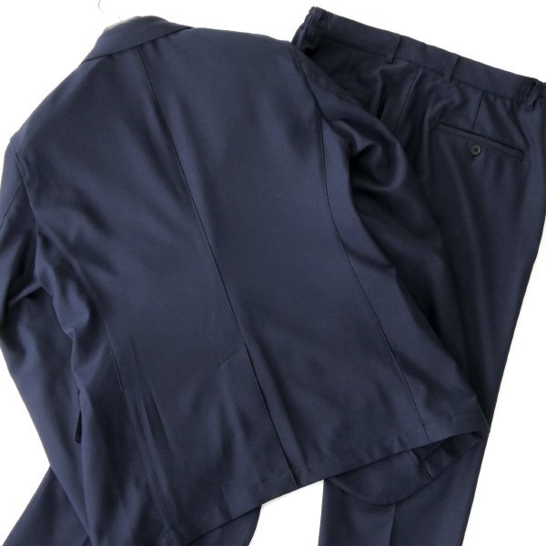 新品 セカンドスタイル ウォッシャブル イージー セットアップ スーツ LL 紺 【2-166A_85_LL】 春夏秋冬 ストレッチ ジャケット パンツ_画像3