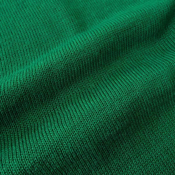 新品 バックナンバー 天竺編み Vネック ニット カーディガン M 緑 【I59624】 BACK NUMBER メンズ セーター ハイゲージ_画像7