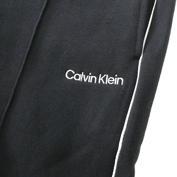 新品 1.5万 カルバンクライン 裏起毛 ストレッチ ジョガー パンツ M 黒 【P22668】 Calvin Klein 秋冬 メンズ スウェット ジョグ_画像7