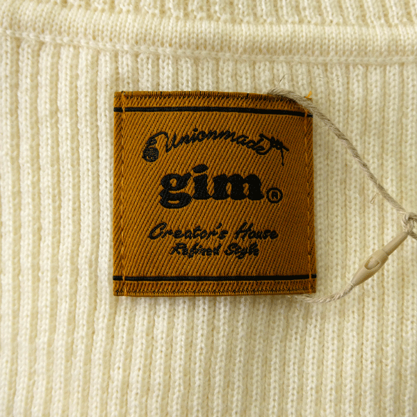 新品 gim ジム ウォッシャブル ウール タートルネック リブ ニット L オフ 【I59713】 セーター 秋冬 メンズ プルオーバー_画像7