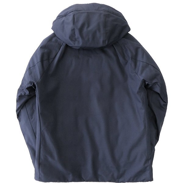 新品 タケオキクチ 蓄熱 防風 撥水 SORONA AURA 中綿 フード ブルゾン L 紺 【J60134】 THE SHOP TK 秋冬 メンズ パディング ジャケット_画像2