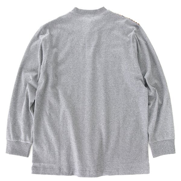 新品 1.9万 ダックス 日本製 ダブルジャカード セットアップ パジャマ M ベージュ 灰 【J58586】 DAKS LONDON 秋冬 メンズ チェック_画像3