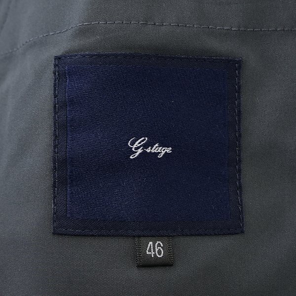 新品 ジーステージ 中綿 ハニカム キルティング ブルゾン 46(M) 灰 【4-20405_4_46】 G-stage ミリタリー ジャケット ジオメトリック_画像10