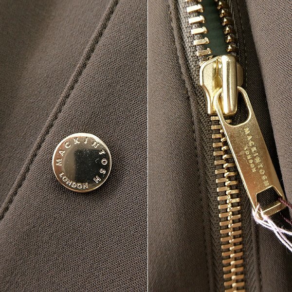 新品 8.8万 マッキントッシュロンドン 撥水 防風 ボンディング フィールド ジャケット 40(L) カーキ 【J50413】 秋冬 メンズ カジュアル_画像7