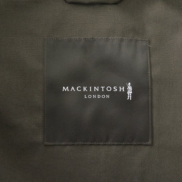 新品 8.8万 マッキントッシュロンドン 撥水 防風 ボンディング フィールド ジャケット 40(L) カーキ 【J50413】 秋冬 メンズ カジュアル_画像10