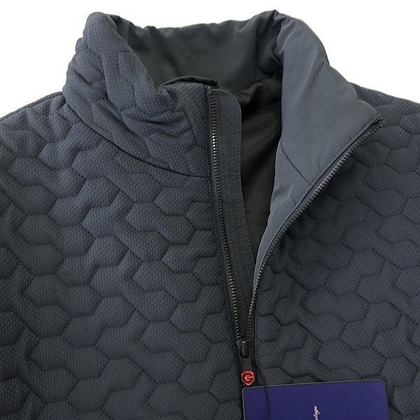 新品 ジーステージ 中綿 ハニカム キルティング ブルゾン 46(M) 灰 【4-20405_4_46】 G-stage ミリタリー ジャケット ジオメトリック_画像5