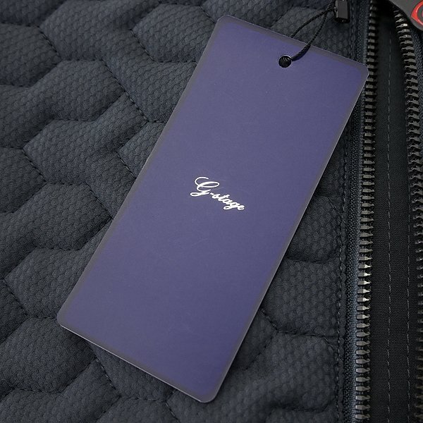 新品 ジーステージ 中綿 ハニカム キルティング ブルゾン 46(M) 灰 【4-20405_4_46】 G-stage ミリタリー ジャケット ジオメトリック_画像9