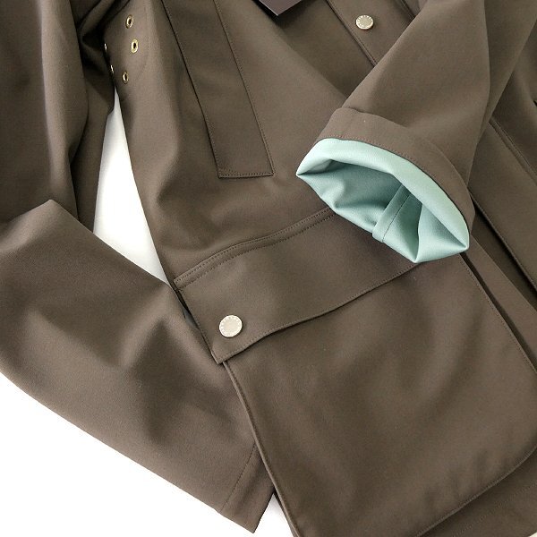 新品 8.8万 マッキントッシュロンドン 撥水 防風 ボンディング フィールド ジャケット 40(L) カーキ 【J50413】 秋冬 メンズ カジュアル_画像6