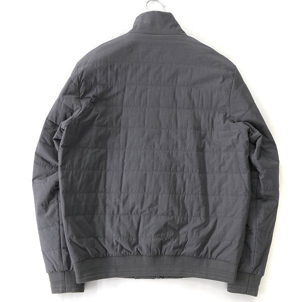 新品 4.7万 ミラショーン SPORTS 撥水 ストレッチ 中綿 ブルゾン 48(L) 濃灰 黒 【J50860】 mila schon スポーツ メンズ ジャケット_画像3