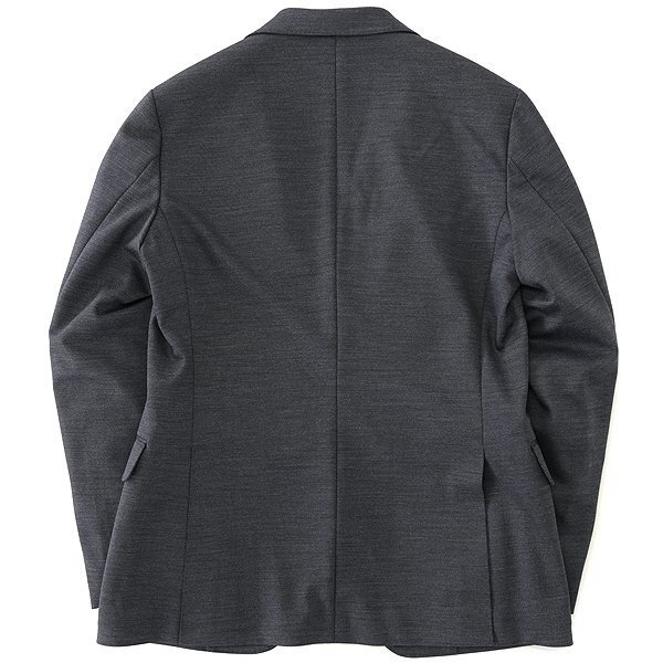 新品 7.4万 マッキントッシュロンドン FLEX JERSEY モックロディ ジャケット LL38(幅広M) 灰 【J42355】 秋冬 ピンドット ジャージー_画像2