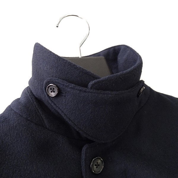 新品 4.6万 ジェイプレス ウール ビーバー ステンカラーコート M 紺 【J49777】 J.PRESS 秋冬 メンズ コート コート 起毛 モッサ_画像5