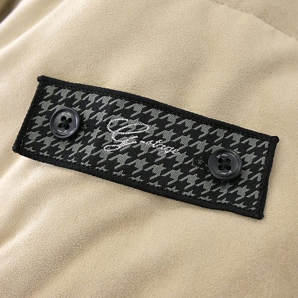 新品 ジーステージ エコスエード フーデッド 700FP ダウンコート 48(L) ベージュ 【6-30808_5_48】 秋冬 G-stage N-3B ダウンパーカー 起毛_画像9