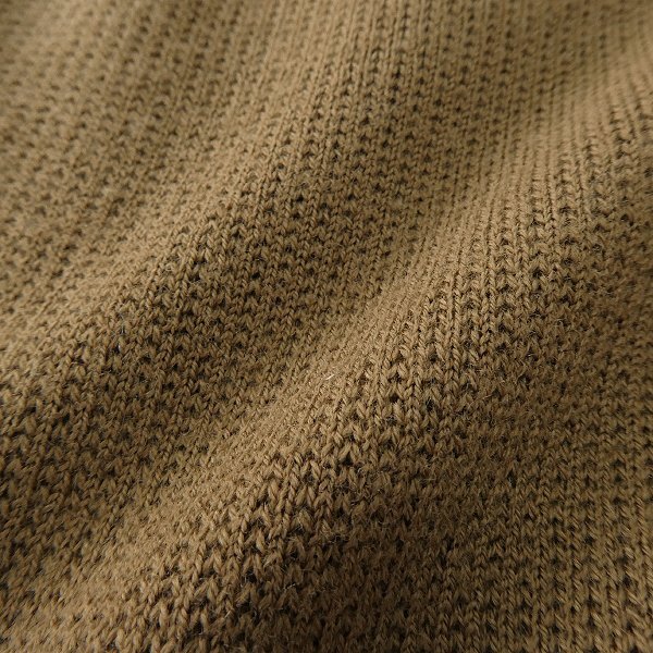 新品 3.9万 マッキントッシュロンドン 14G ダブルフェイス ウール ニット M 茶 【I43717】 秋冬 メンズ ブルゾン セーター カーディガン_画像8