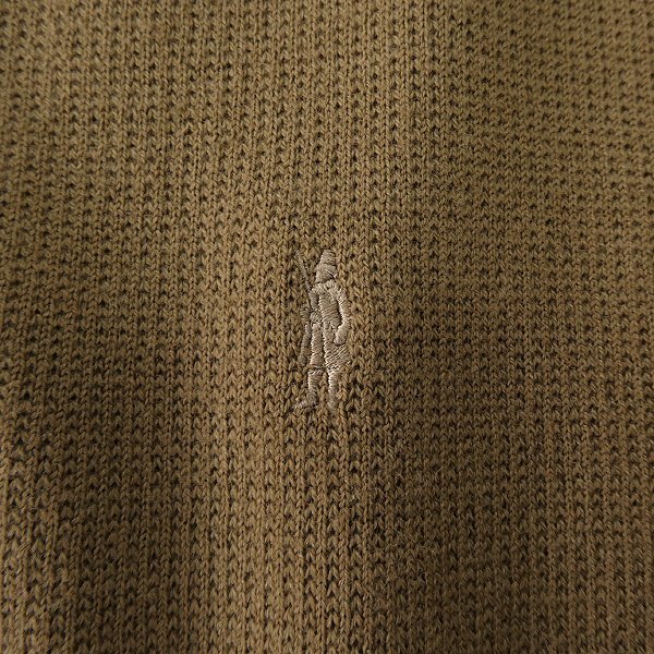 新品 3.9万 マッキントッシュロンドン 14G ダブルフェイス ウール ニット M 茶 【I43717】 秋冬 メンズ ブルゾン セーター カーディガン_画像7