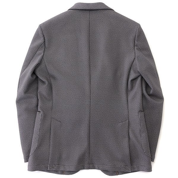 新品 3.6万 ジーステージ DOWN FABRIC 起毛 千鳥柄 ジャケット 50(XL) 茶 【4-20206_307_50】 秋冬 G-stage ダウン ジャージー ブラウン_画像2