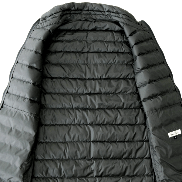 新品 シンプルライフ ライト キルティング ダウンベスト M 灰 【J56773】 SIMPLE LIFE 秋冬 メンズ ブルゾン キルト インナーダウンベスト_画像3