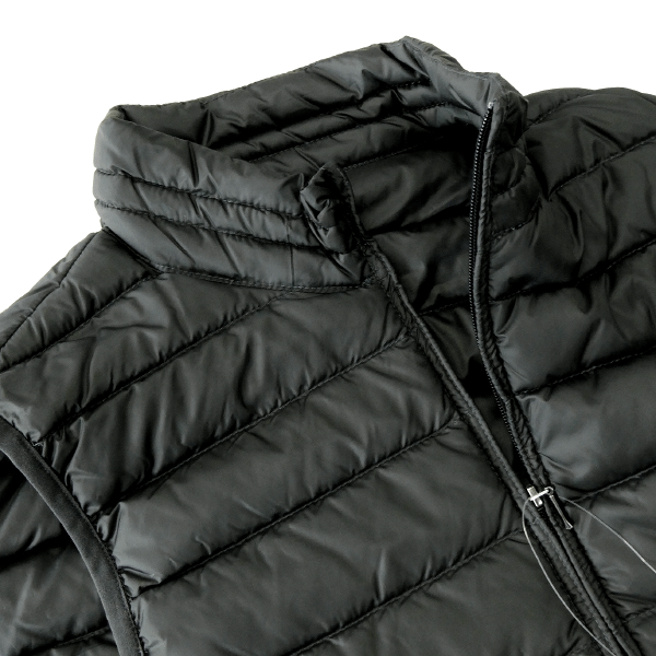 新品 シンプルライフ ライト キルティング ダウンベスト M 灰 【J56773】 SIMPLE LIFE 秋冬 メンズ ブルゾン キルト インナーダウンベスト_画像4