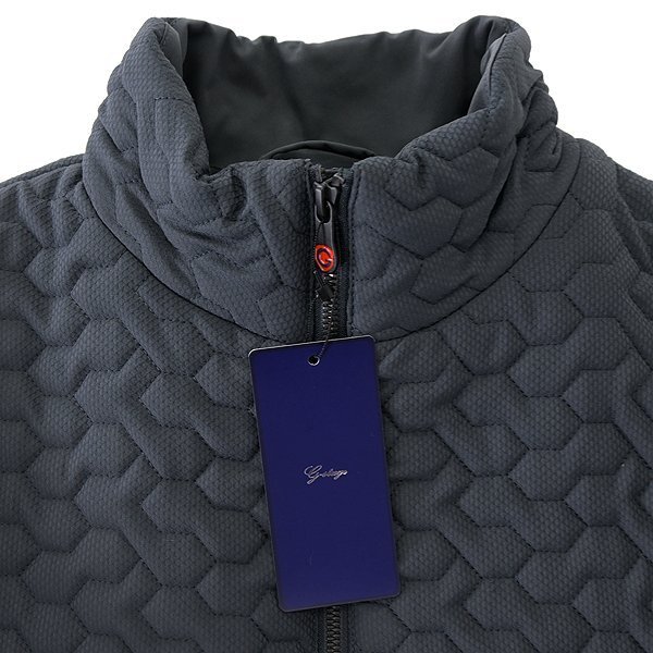 新品 ジーステージ 中綿 ハニカム キルティング ブルゾン 46(M) 灰 【4-20405_4_46】 G-stage ミリタリー ジャケット ジオメトリック_画像4