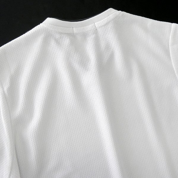 新品 インターメッツォ ハニカムメッシュ Vネック カットソー L 白 【I42464】 STUDIO by INTERMEZZO メンズ Tシャツ ロンT_画像3
