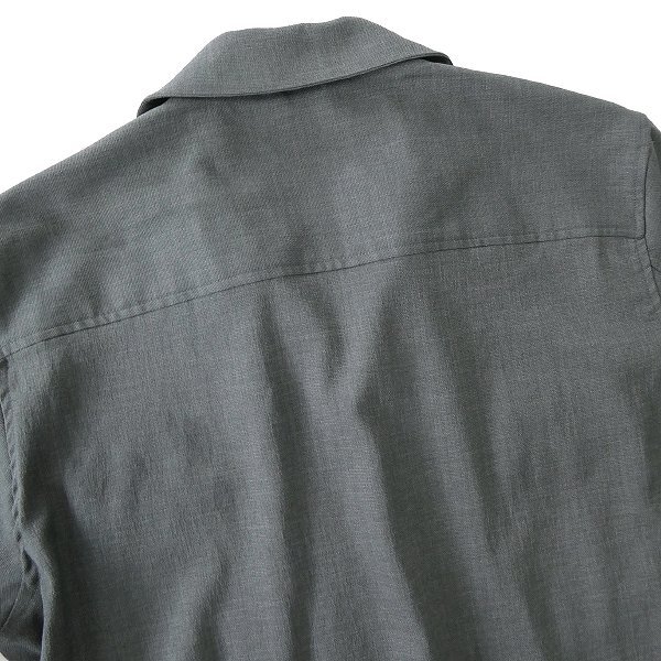 新品 インターメッツォ ストレッチ CPO シャツ ブルゾン LL 灰 【J41703】 メンズ INTERMEZZO ワーク ミリタリー ベイカー ジャケット_画像3