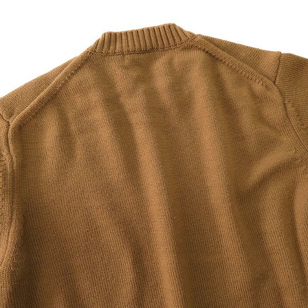 新品 3.6万 マッキントッシュロンドン 7G メリノ ウール クルーネック ニット L 茶 【I53151】 秋冬 メンズ ウォッシャブル セーター 丸首_画像3