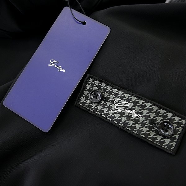 新品 ジーステージ コンビ ジャージー プルオーバー パーカー 50(XL) 黒 灰 【6-30405_11_50】 秋冬 G-stage フード フーディー ゴルフ_画像8