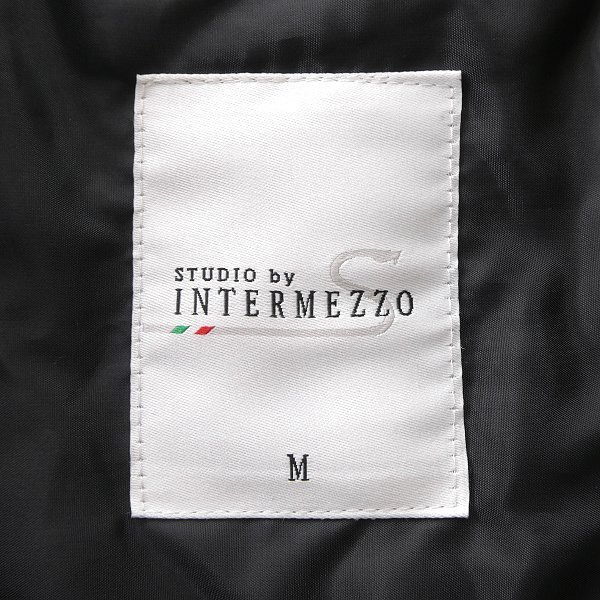 新品 インターメッツォ スエード調 中綿 スタンド ブルゾン L 黒 【J59684】 INTERMEZZO 秋冬 メンズ 起毛 ジャケット アウター_画像10