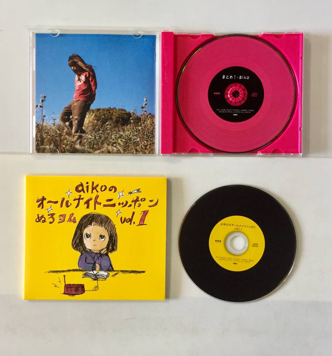aiko ベストアルバムCD「まとめ」Ⅰ+Ⅱ セット 初回限定盤／特典CD付き【中古】_画像5