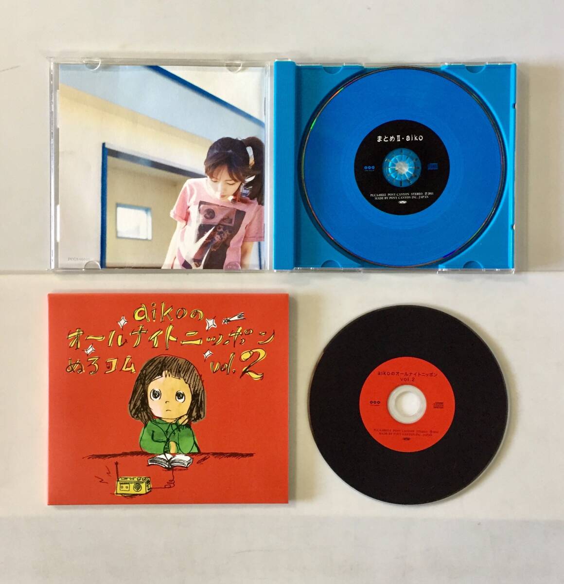 aiko ベストアルバムCD「まとめ」Ⅰ+Ⅱ セット 初回限定盤／特典CD付き【中古】_画像9