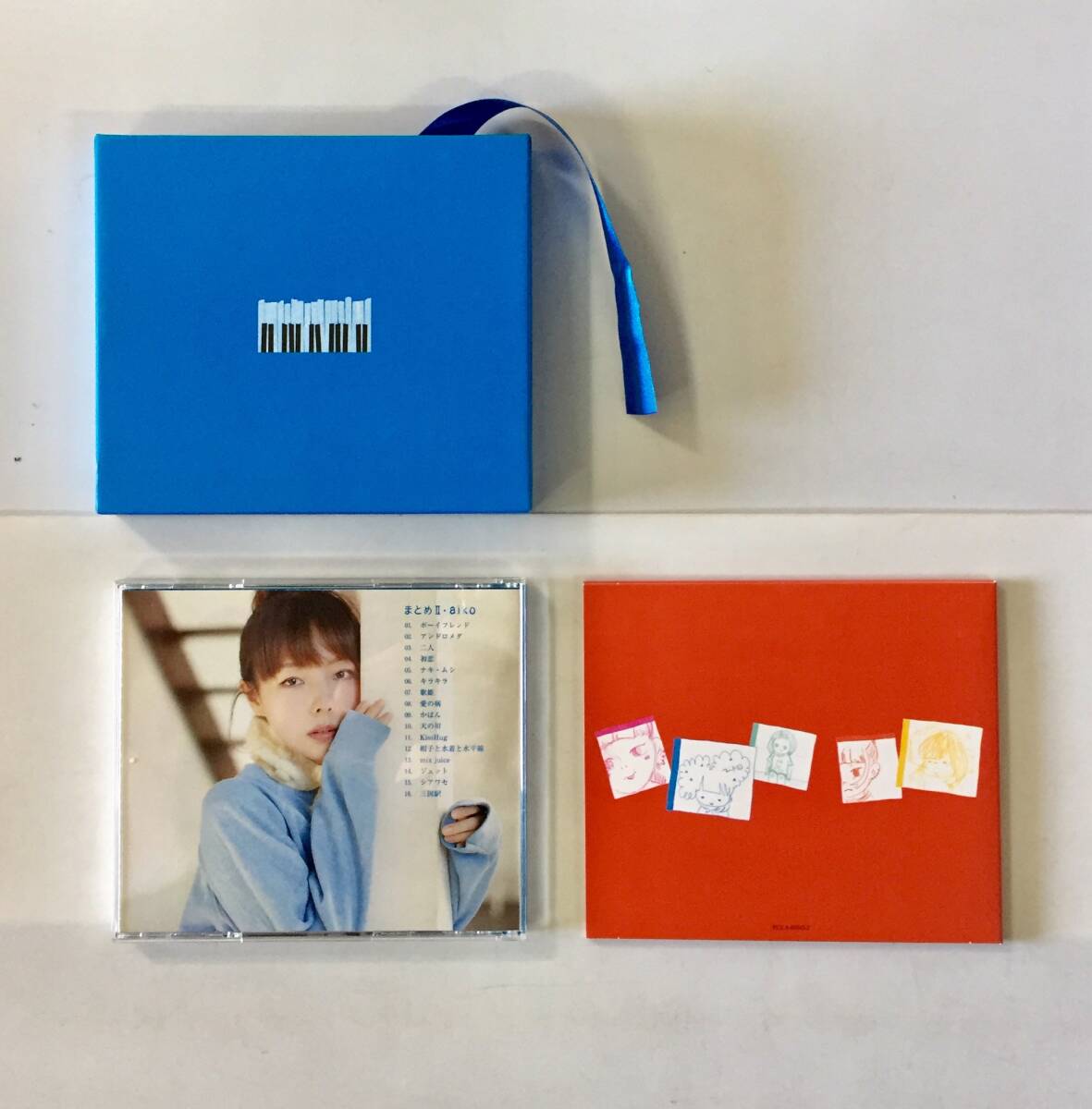aiko ベストアルバムCD「まとめ」Ⅰ+Ⅱ セット 初回限定盤／特典CD付き【中古】_画像8