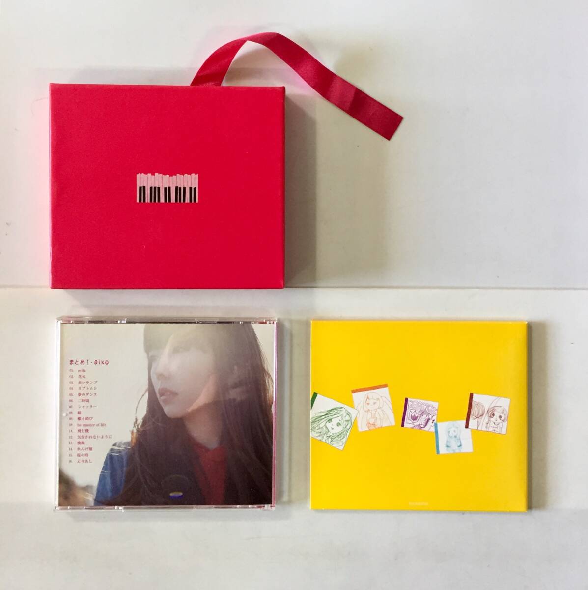 aiko ベストアルバムCD「まとめ」Ⅰ+Ⅱ セット 初回限定盤／特典CD付き【中古】_画像4